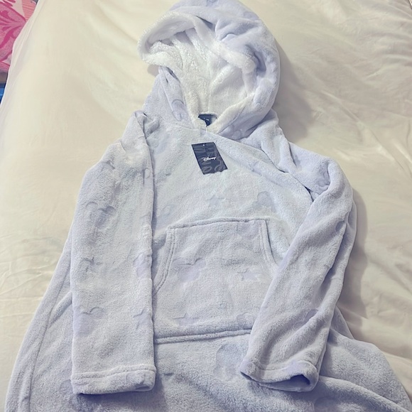 Disney Other - NWT Cuddly Lavender Disney Hooded Sleepshirt w/Front Pocket Pouch